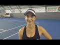 2nd W60 EMPIRE Women's Indoor 2022: Eva Lys's interview after she advanced to the singles final