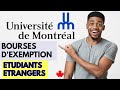 Bourses dexemption pour etudiants etrangers a l universite de montreal