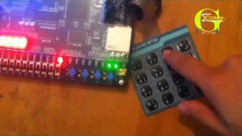 4 by 4 Keypad interface with Altera Cyclone II FPGA kit