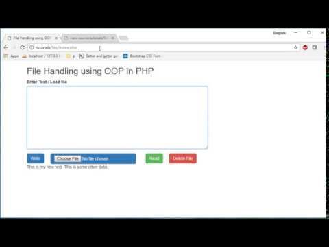 File Handling in PHP: Read data from file - YouTube