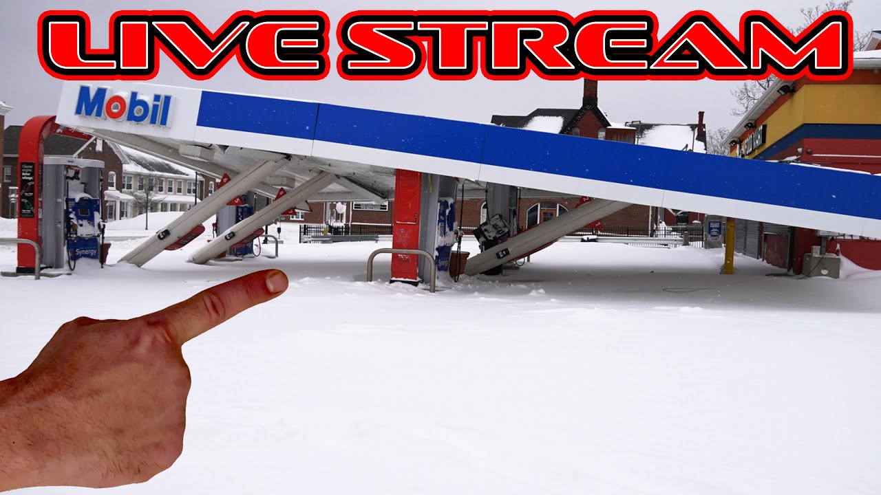 🔴 LIVE - BUFFALO BURIED IN SNOW - LAKE EFFECT -  AFTERMATH  - 12/27/2022