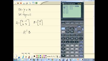 Technology in College Algebra - Linear Systems of Equations - Inverse Matrix Method - TI-82