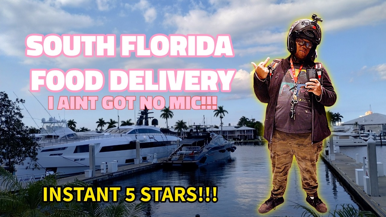 South Florida Food Delivery. I Ain't Got No Mic! Instant 5 Stars!!!