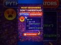 Most Beginners Don’t Understand Python Operators ❌ | Python Mistake