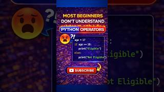 Most Beginners Don’t Understand Python Operators ❌ | Python Mistake