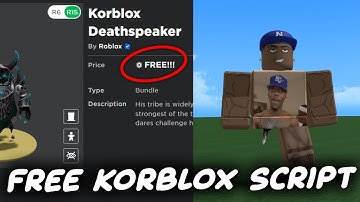Free Korblox Script / Hack Method - ROBLOX EXPLOITING