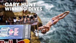 Гэри Хант одержал пятую победу подряд — Red Bull Cliff Diving 2015