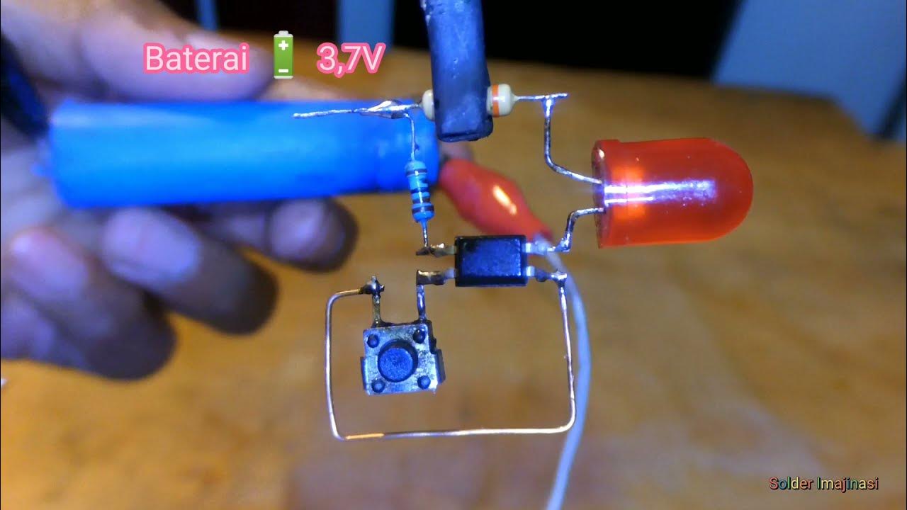 Rangkaian test componen pc817 optocoupler YouTube