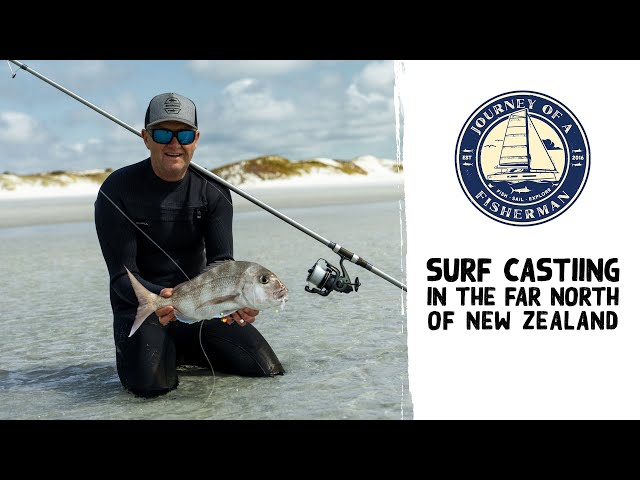 Surfcasting the far North of New Zealand and Tips and Tricks from a NZ  Surfcasting Legend 