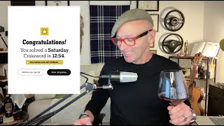 It's the Saturday NYT Crossword! Why Not Solve Together? ☺️ Come In, Take A Sip, & WINE DOWN! 🍷