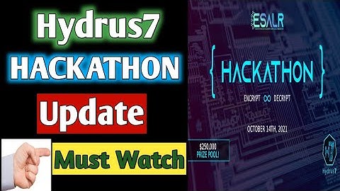 Hydrus7 Hackathon Update || The Biggest Revolution of Blockchain Technology