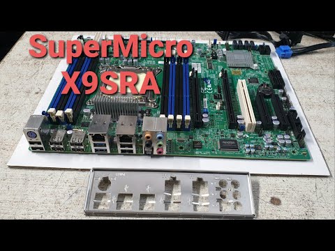 Mainboard SuperMicro X9SRA chạy Xeon E5 v1v2 đến 150W TDP 512GB RAM