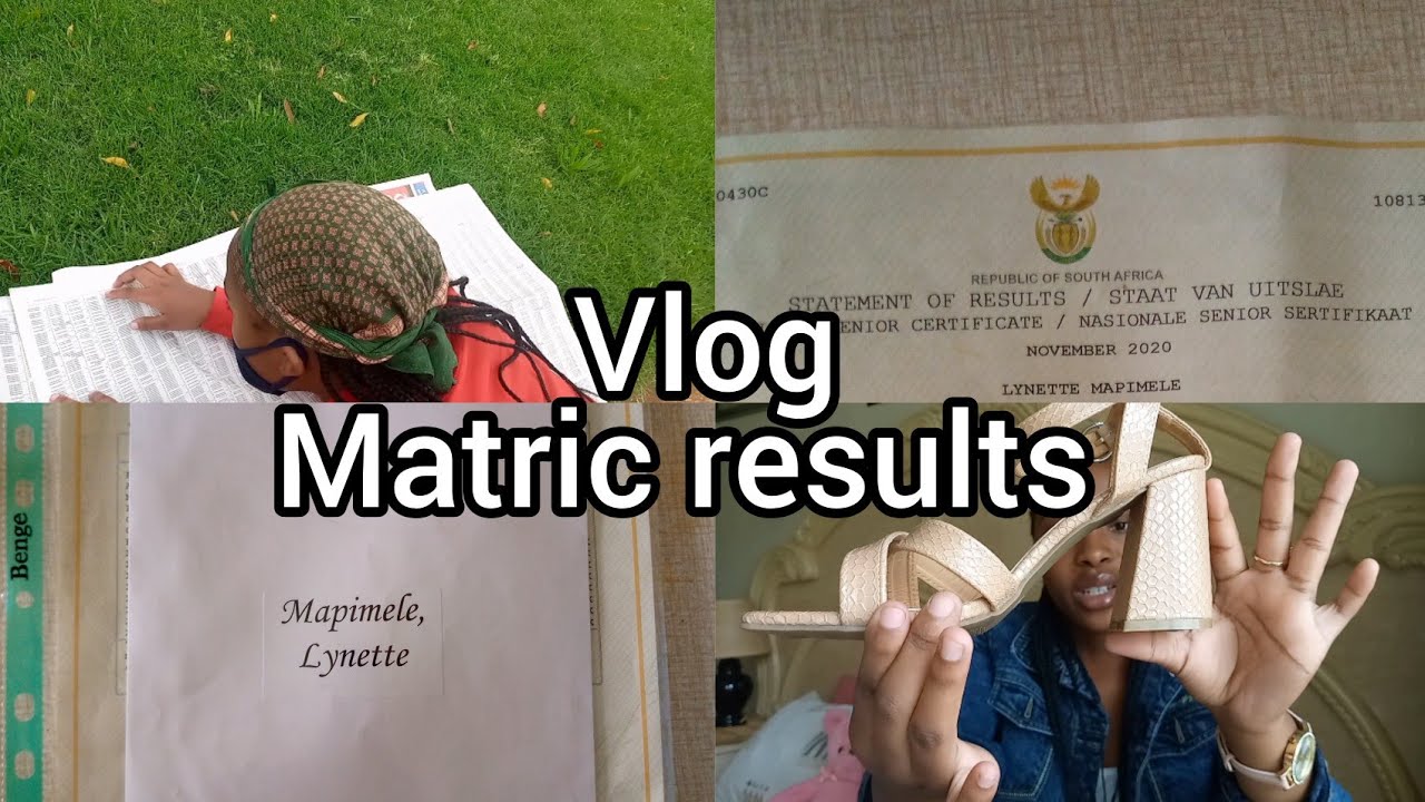 VLOG: Reacting to my matric results | Class of 2020 | SOUTH AFRICAN YOUTUBER