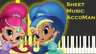 Learn How To Play Shimmer And Shine Theme Song With This Sheet Music