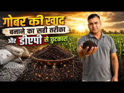 1728- गोबर की खाद बनाने का सही तरीका और डीएपी से छुटकारा Kisan karyashala Rahul Jawan के साथ।