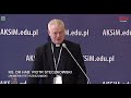 Konferencja „Wolność religijna wobec wyzwań i zagrożeń współczesności” - ks. dr hab. P. Steczkowski