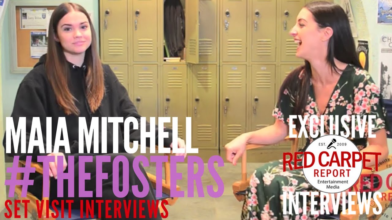 Maia Mitchell interviewed on the set of Freeform's 