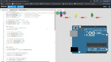 🔥 "Arduino Flame Sensor Project: Control 3 LEDs Based on Fire Distance (Wokwi Simulation Tutorial)"