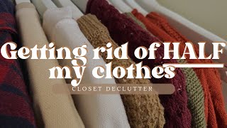 Extreme Closet Declutter Fall Cleaning