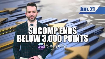 SHCOMP ends below 3,000 points