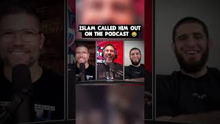 islam callaed him out 😂🤣 #ufc #shorts #funny