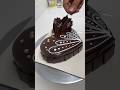 Beautiful chocolate heart cake decorating ideas #viral #heartcake #reels #birthdaycake #cakedesign