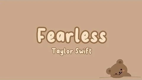 Fearless-Taylor Swift (Lyrics) Taylor's Version