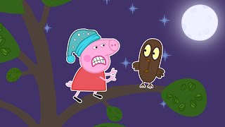 The Noisy Night - Peppa Funny Animation