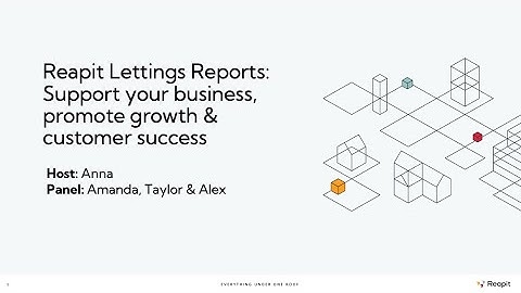 Reapit Lettings Reporting | Training Webinar