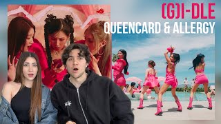 (여자)아이들((G)I-DLE) - '퀸카 (Queencard)' & 'Allergy' REACTION!!
