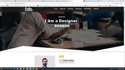 Template Blogspot Premium Cá Nhân Giới Thiệu Dạng Landing Page