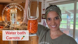 Canning carrots  Amish canning method nonUSDA