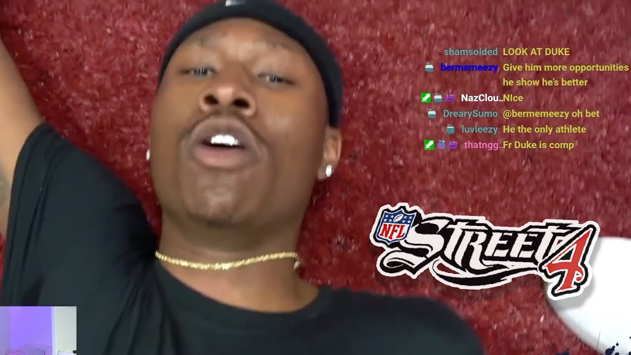 DUKE FUTURE NFL PLAYER!? HOOD FOOTBALL!