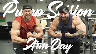 Pump Session- Doug Miller and Seth Feroce Crush Arms!