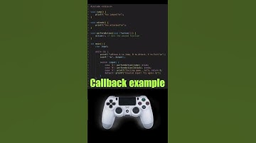 Callback Functions in C - How Games Use Them to React! #codinginterview  #coding #programming