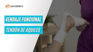 Vendaje funcional para el tendón de Aquiles