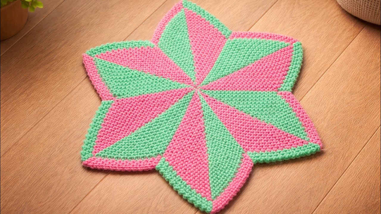 कलियों वाला डोरमैट बनाना सीखे बहुत ही आसान तरीके से ।।New Doormat Design#doormats #design 