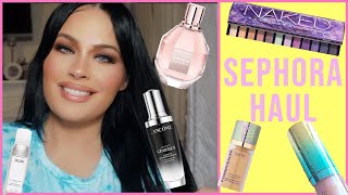 NeW Sephora Haul Urban Decay UltraViolet Swatches, Sephora Skincare, Huda Lip Balm Fenty Gloss Bomb