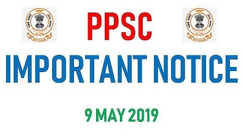 PPSC Senior Assistant Important Notice / Typing Test Instructions