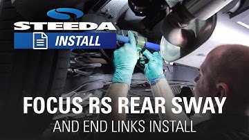 Steeda Focus RS Adjustable Rear Sway Bar & End Links | Install