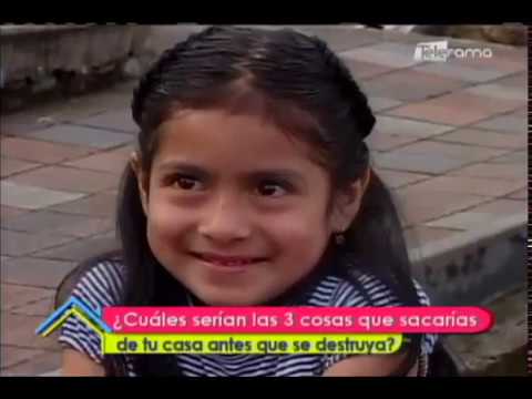 ¿Cuáles serían las 3 cosas que sacarías de tu casa antes que se destruya?