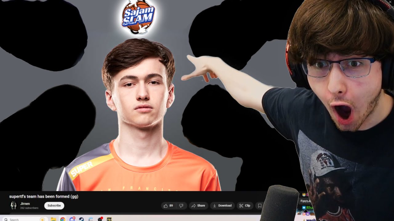 supertf реагирует на свою новую команду SAJAM SLAM - CONDENSED YAP