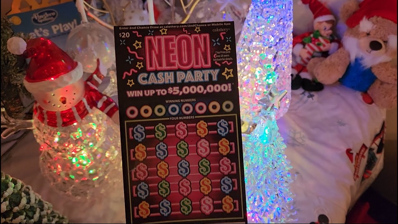 20 NEON CASH PARTY Scratcher YouTube