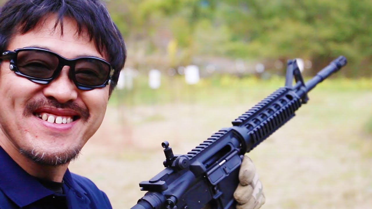 東京マルイ M4A1 MWS 屋外で飛距離・命中精度・ワンチャージの発射数を
