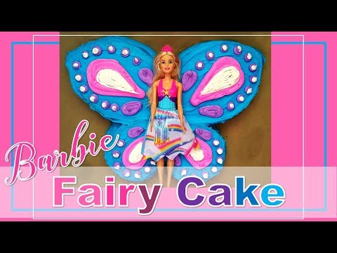 Barbie Fada do bolo Tutorial (Fácil)