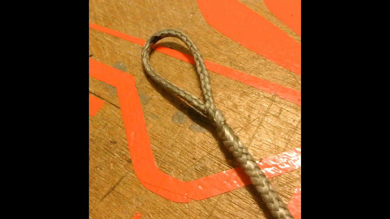 épissure sur tresse Dyneema - Evo Sailing