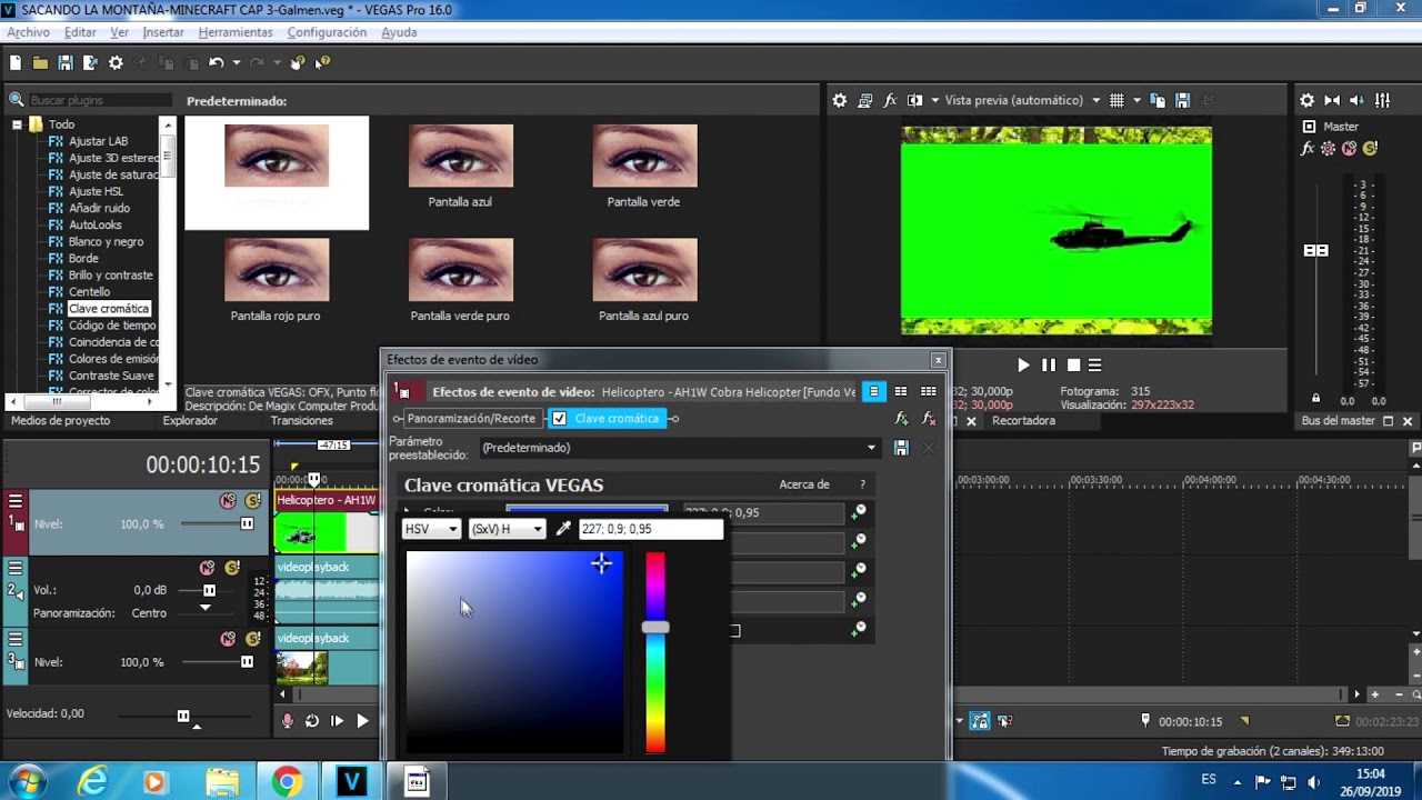 Como Editar Pantalla Verde En Sony Vegas