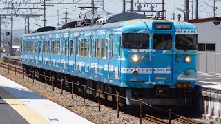 普通岡山行き115系 宇野線早島駅発車