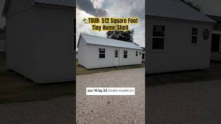 🏡 TOUR: 1 bedroom 🛌 1 bath 🚿 16x32 Tiny Home Shell.