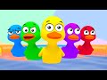 Learn Color with Five Little Ducks Song 5마리 아기 오리 꽥꽥💕 신나는 영어동요 라임이와 영어 공부 해요!